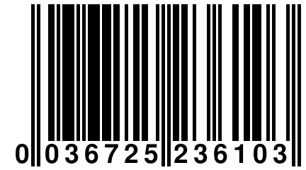 0 036725 236103