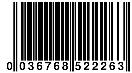 0 036768 522263