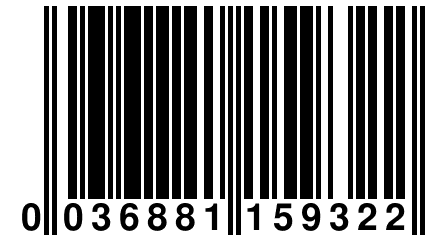 0 036881 159322