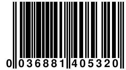 0 036881 405320