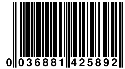 0 036881 425892