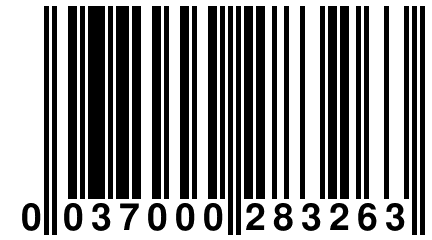 0 037000 283263