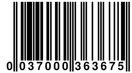 0 037000 363675