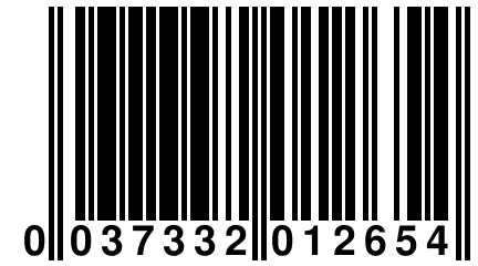 0 037332 012654