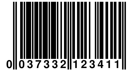 0 037332 123411