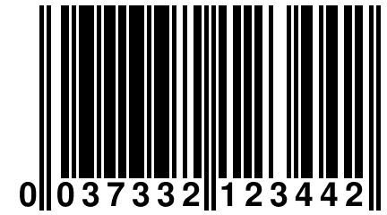 0 037332 123442