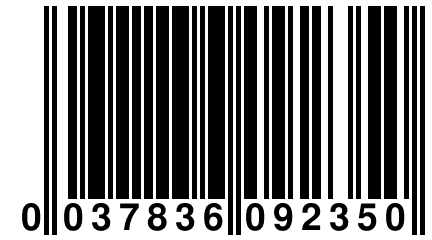 0 037836 092350