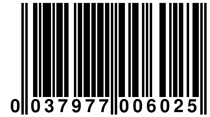 0 037977 006025