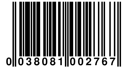 0 038081 002767