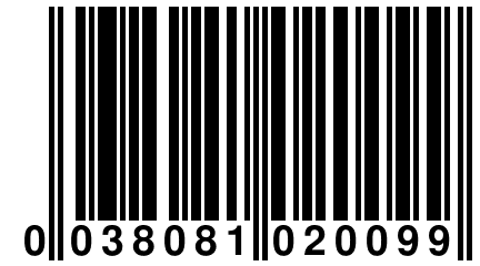 0 038081 020099