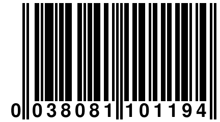 0 038081 101194