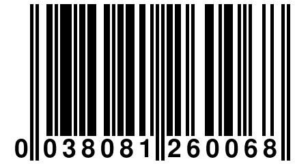 0 038081 260068