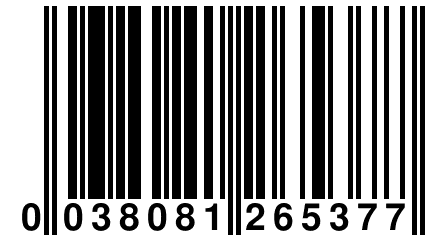 0 038081 265377