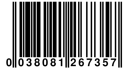 0 038081 267357