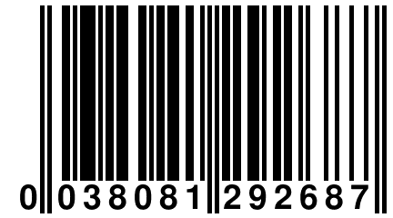 0 038081 292687