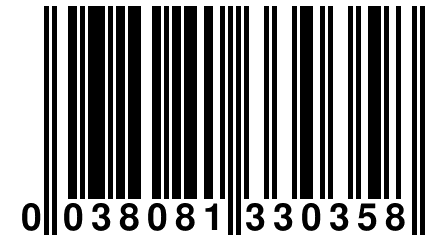 0 038081 330358