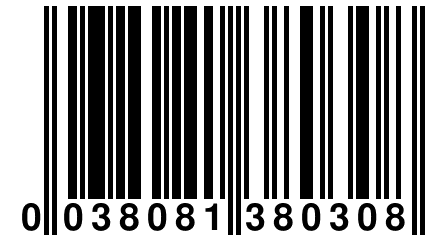 0 038081 380308