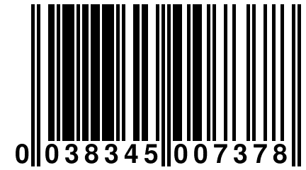 0 038345 007378