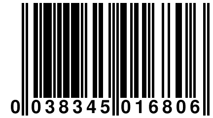 0 038345 016806