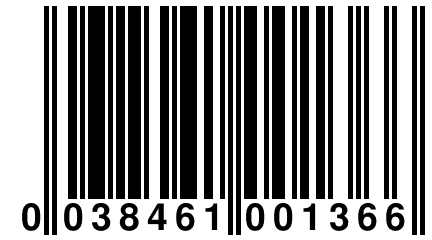 0 038461 001366