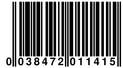 0 038472 011415