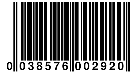 0 038576 002920