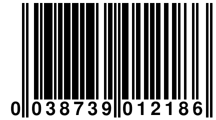 0 038739 012186