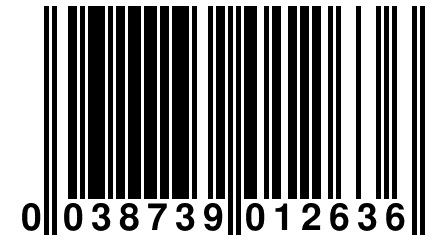 0 038739 012636