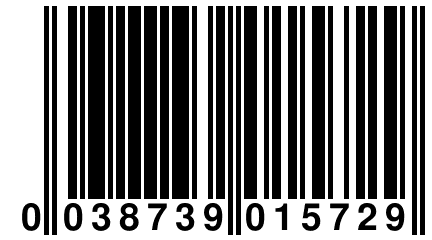 0 038739 015729