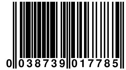 0 038739 017785