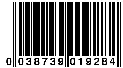 0 038739 019284