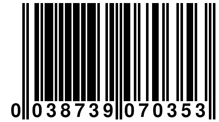 0 038739 070353