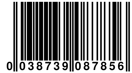 0 038739 087856