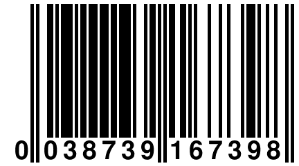 0 038739 167398