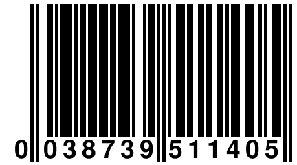 0 038739 511405