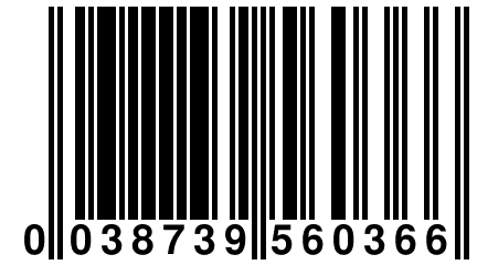 0 038739 560366