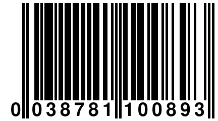 0 038781 100893