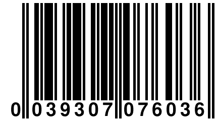 0 039307 076036