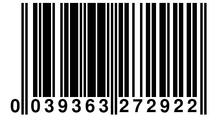 0 039363 272922