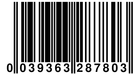 0 039363 287803