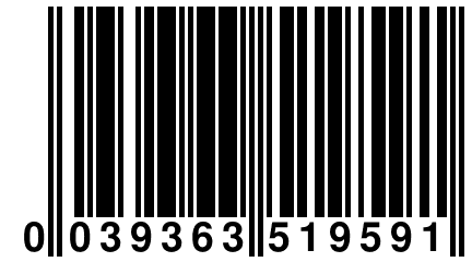 0 039363 519591