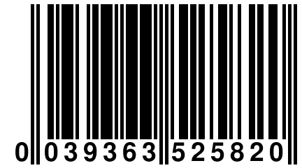 0 039363 525820