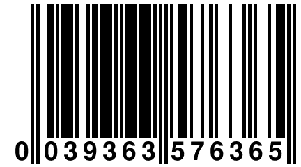 0 039363 576365