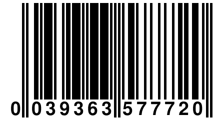 0 039363 577720