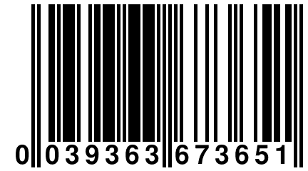 0 039363 673651