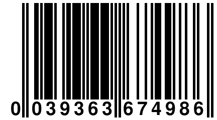 0 039363 674986