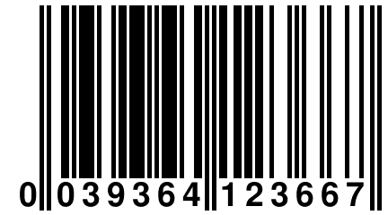 0 039364 123667