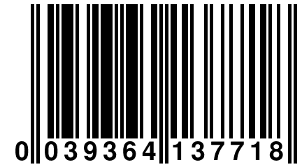 0 039364 137718