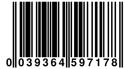 0 039364 597178