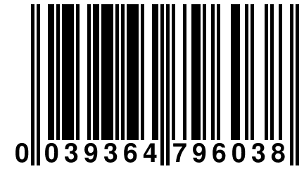 0 039364 796038